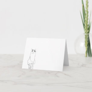 Croquis de chat mignon moderne