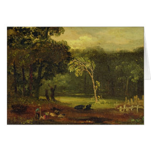 Croquis de nature en parc de Sion, 1819 (huile sur