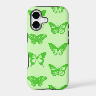 Croquis de papillon, vert citron