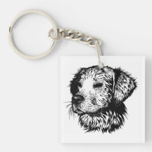 Croquis de tête de canin
