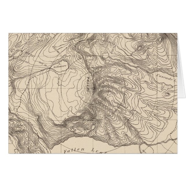 Croquis horizontal de Tallac Peak, Cal (Devant horizontal)