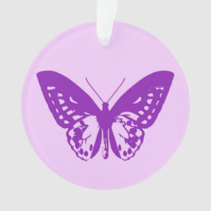 Croquis papillon, rose orchidée et violet