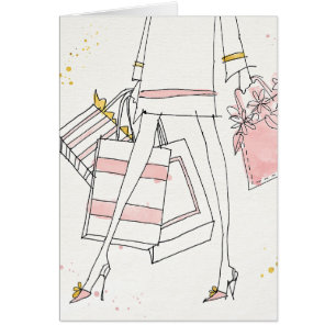Croquis rose moderne sauvage de mode d'Apple  
