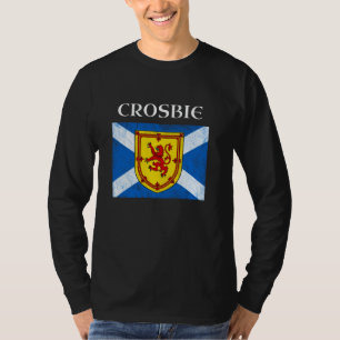 Crosbie Scottish Clan Family Name Scotland Flag T-Shirt