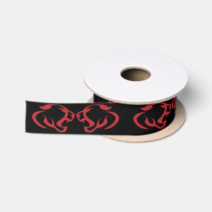Crosby Cougar Homecoming Ribbon Satin Ribbon