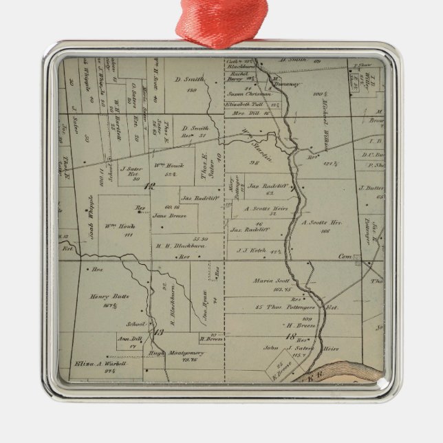 Crosby, Ohio Metal Ornament (Front)