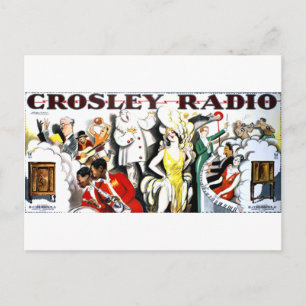 Crosley Radio Postcard