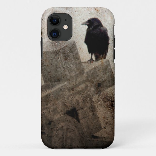 Cross And A Crow Case-Mate iPhone Case (Back)
