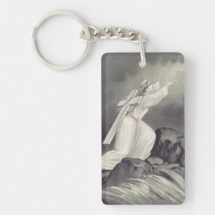 Cross and Crown Christian symbol  Keychain