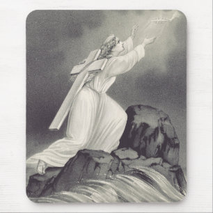 Cross and Crown Christian symbol Mouse Pad