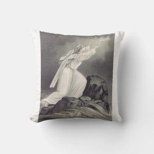 Cross and Crown Christian symbol Throw Pillow