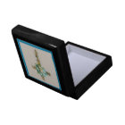 Cross and Flowers Ceramic Tile