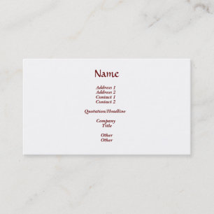 Cross and Holy Spirit / Holy Ghost Business Card