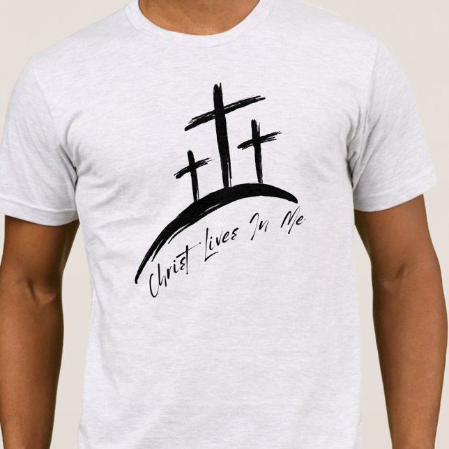 Cross and Scripture Men's T-Shirt (Creator Uploaded)