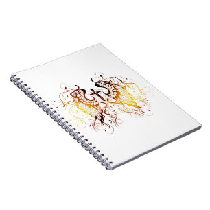 Cross and wings notebook