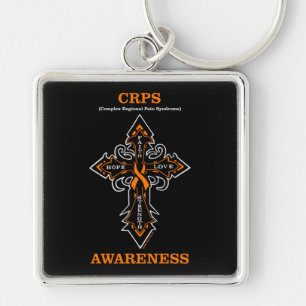 Cross/Awareness...CRPS Keychain
