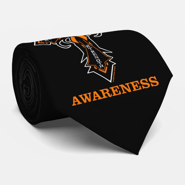 Cross/Awareness...CRPS Tie (Rolled)