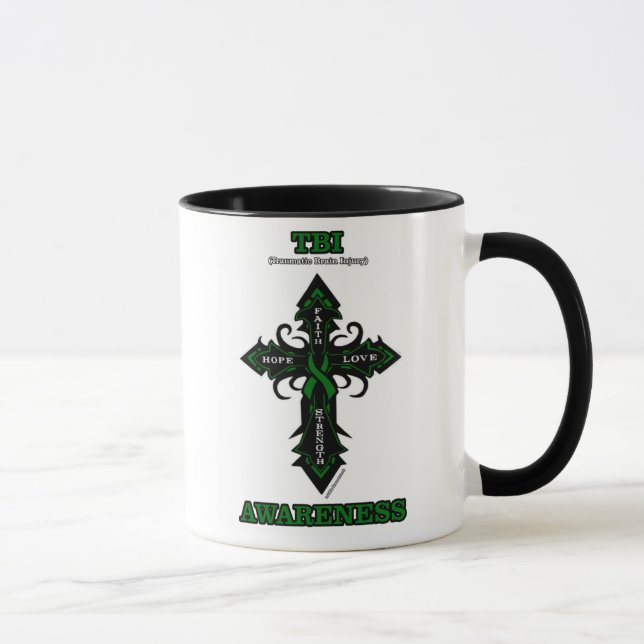Cross/Awareness...TBI Mug (Right)