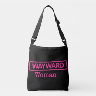 Cross Body Bag with Pink Wayward Logo 
