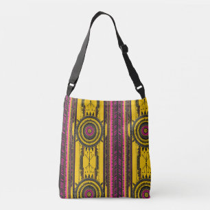 Cross Body in Yellow/Purple Native American  Crossbody Bag