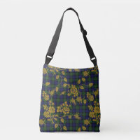 Cross Body Tote in Blackwatch Rococo Tartan