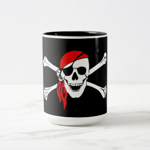 Cross Bones Pirate Mug