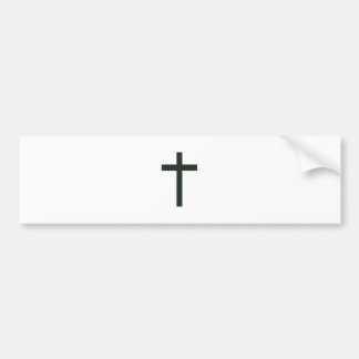 Cross Bumper Sticker