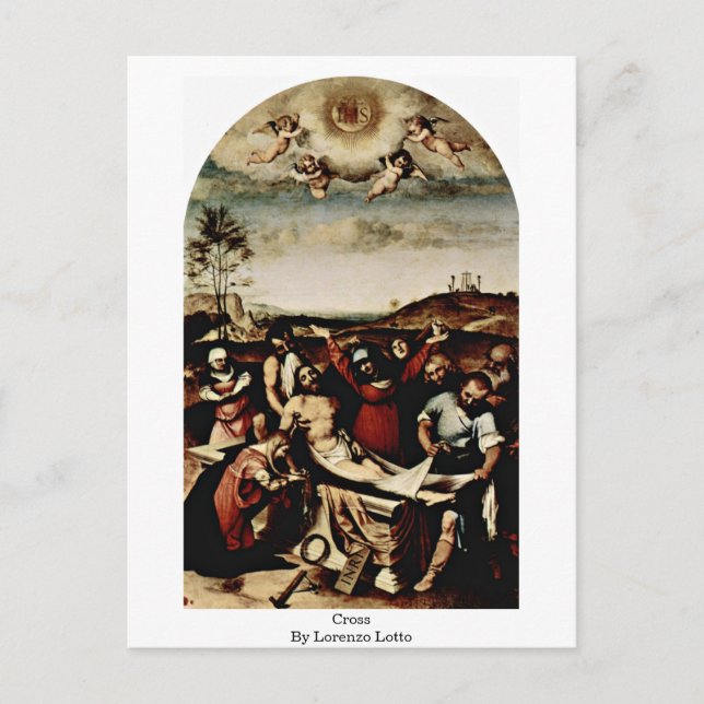 Cross By Lorenzo Lotto Postcard (Front)
