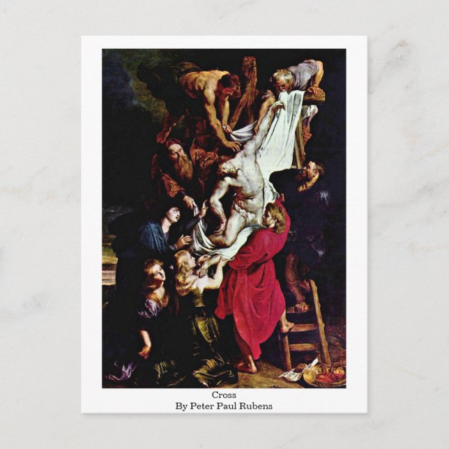 Cross By Peter Paul Rubens Postcard (Front)
