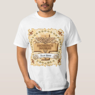 Cross Caduceus Hospice Nurse T-Shirt