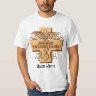 Cross Caduceus Nurse Anesthetist T-Shirt