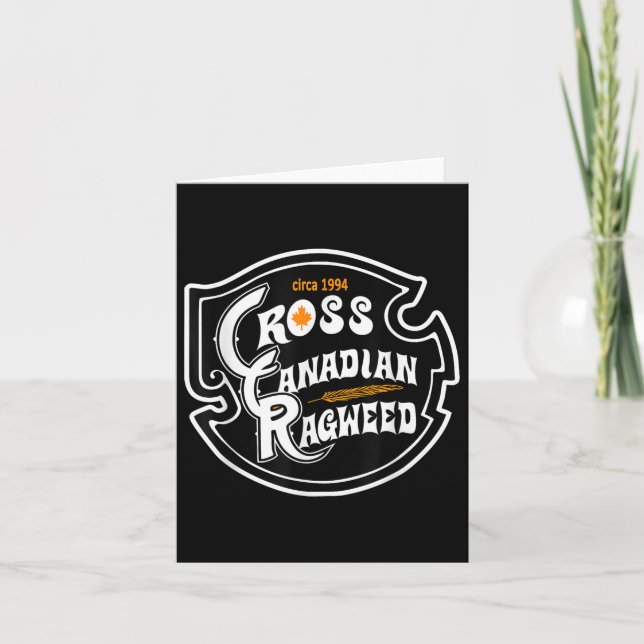 Cross Canadian Ragweed  Card (Front)