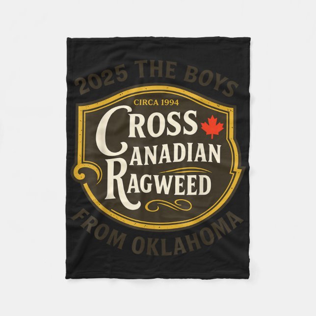 Cross Canadian Ragweed The Boys From Oklahoma Conc Fleece Blanket (Front)