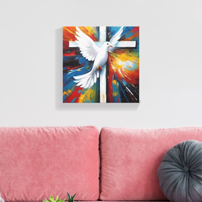 Cross- Canvas (Gloss) Print (Insitu(LivingRoom))