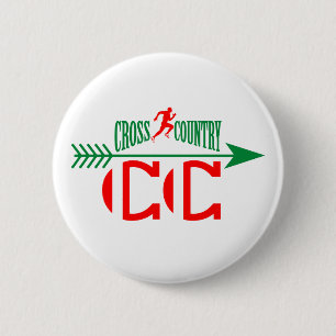 Cross country 2 inch round button