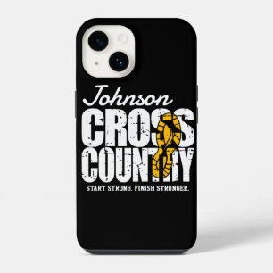 Cross Country ADD TEXT Runner Running Team Player iPhone 14 Case