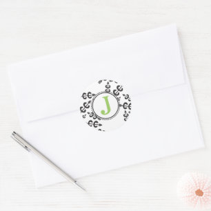 Cross Country Arrows Monogram Personalize Stickers