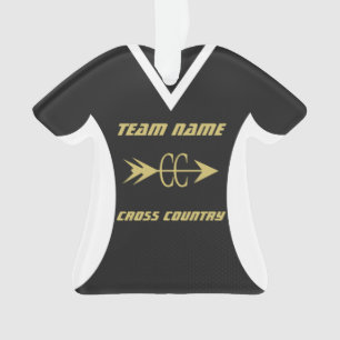 Cross Country Black Gold Sports Jersey