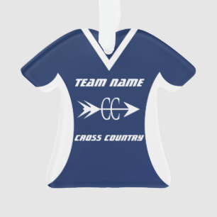 Cross Country Blue Sports Jersey Photo