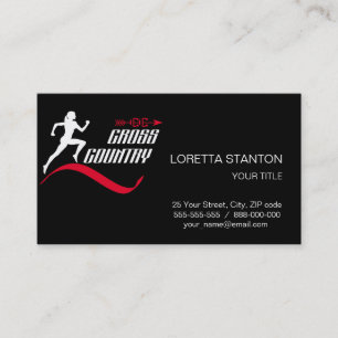 Cross country business card