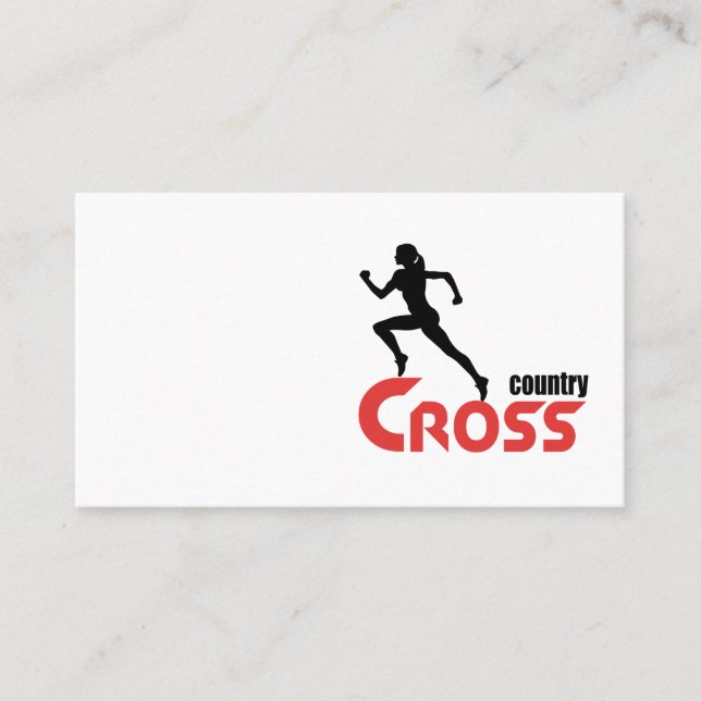 Cross country business card (Front)