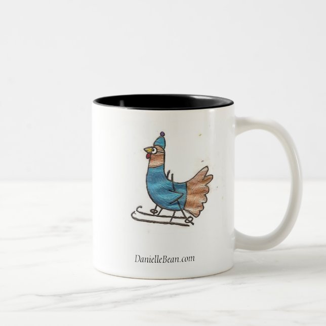 Cross Country Chicken Two-Tone Coffee Mug (Right)