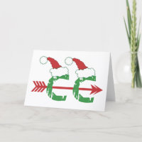 Cross Country Christmas © Running Symbol Card