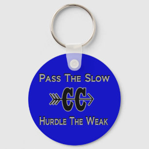 Cross Country Design Keychain