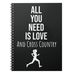 Cross Country Gifts Runner Quote Track And Field Notebook