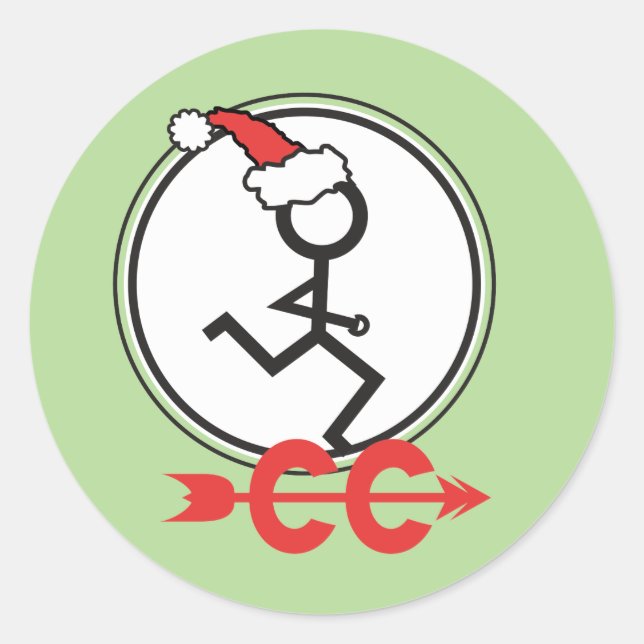Cross Country Holiday Runner © Stickers verts (Devant)
