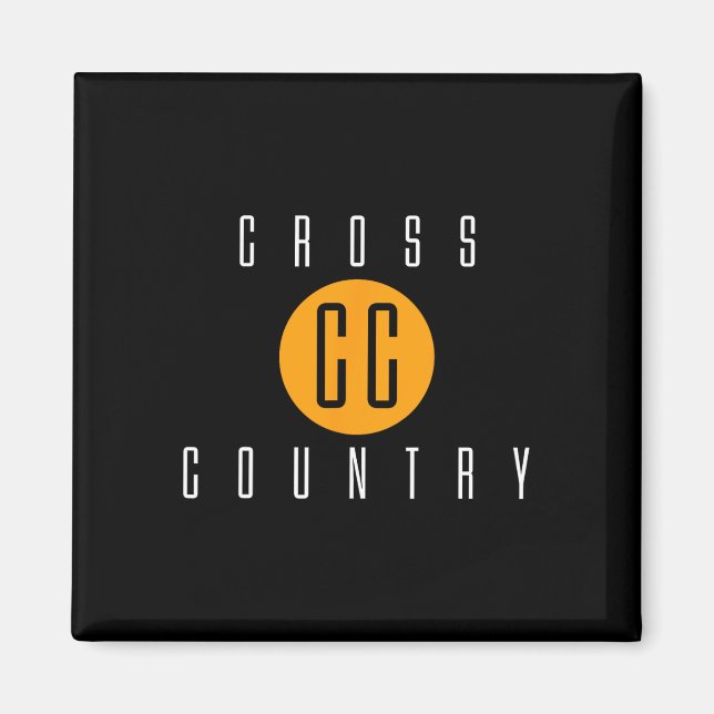 Cross Country  Magnet (Front)