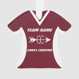 Cross Country Maroon Sports Jersey