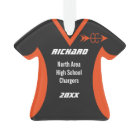 Cross Country Orange Black Sports Jersey