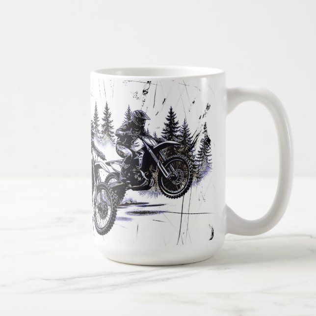 Cross Country Racers - Motocross Racing Coffee Mug (Right)